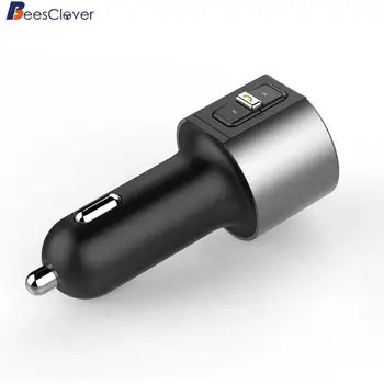 

Adeeing Hands-free Wireless Bluetooth Car Kit 5V 3.4A Dual USB Charger FMTransmitter Radio MP3 Player Support TF Card USB r30