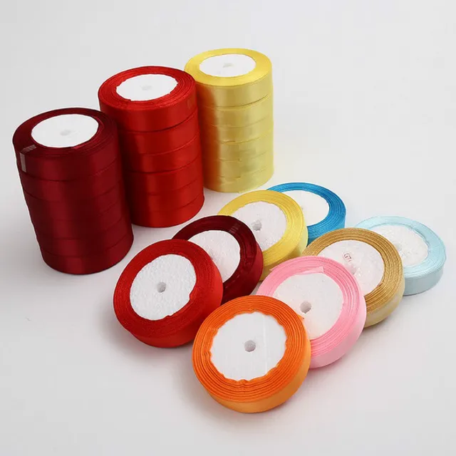 25mm satin ribbon 25 yards roll arts crafts sewing ribbon white black and purple ribbon