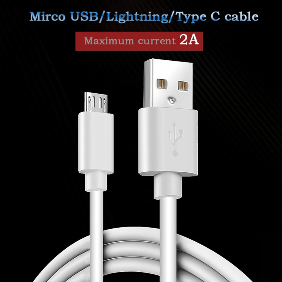 

Original GXE USB Cable for iPhone Xs Max X 8 7 6 Plus Fast Charging Data Cable for Samsung Huawei Xiaomi Meizu USB Charger Cord