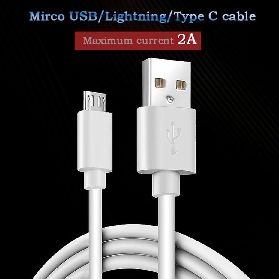 Original GXE USB para iPhone Xs Max X 8 7 6 Plus Cable de datos de carga rápida para Samsung Huawei xiaomi Meizu cable cargador USB