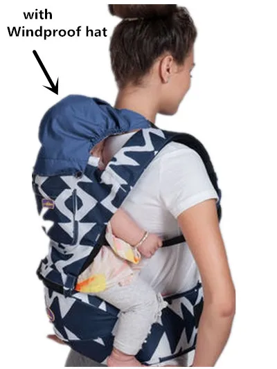 Акция! Baby Carrier для переноски рюкзак перевозки малышей слинг Обёрточная бумага/Детские Подтяжки для женщин - Цвет: Синий