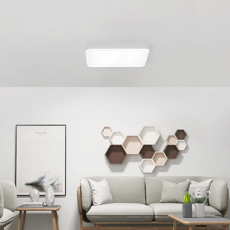 mi jia Yee светильник, умный квадратный светодиодный потолочный светильник, плюс умный голосовой светильник/mi home APP, управление для спальни, гостиной
