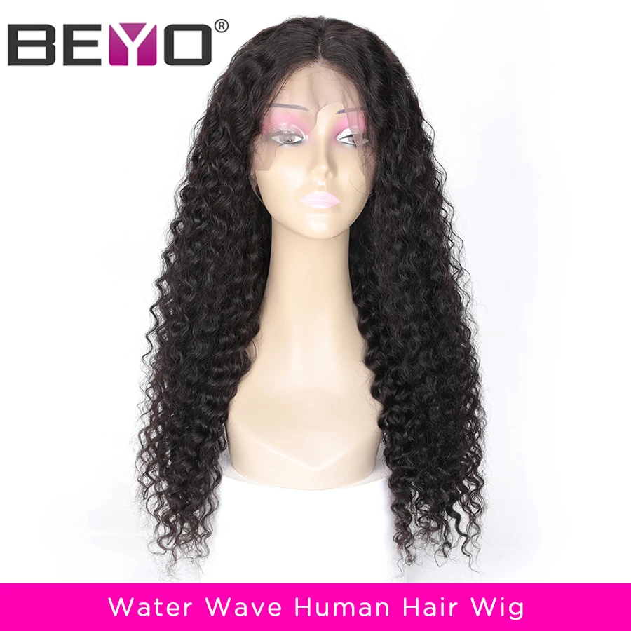 13X6 синтетические волосы индийские волнистые Синтетические волосы на кружеве парики Синтетические волосы на кружеве человеческих волос парики для чернокожих Для женщин 150% Плотность Beyo кружевно парик с волосами Реми