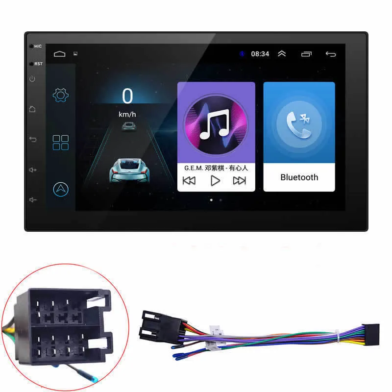 Ectwodvd 7 дюймов 2DIN Android 8 1 автомобильный dvd плеер для Nissan Volkswagen Toyota Honda Kia hyundai