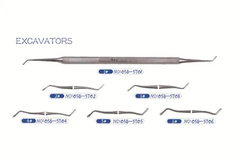

dental excavators kit,Non Coated.