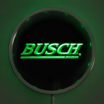 

rs-a0090 Busch Beer LED Neon Round Signs 25cm/ 10 Inch - Bar Sign with RGB Multi-Color Remote Wireless Control