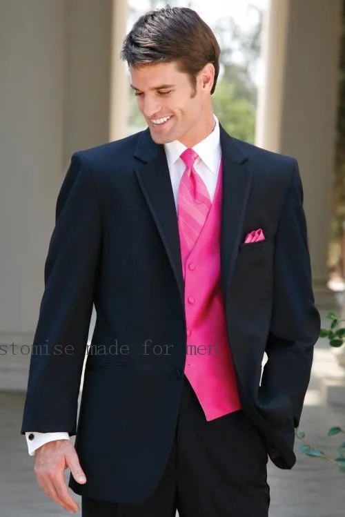 2017-Tow-Buttons-Pink-Vest-Bespoke-Men-Wedding-Suits-Grooms-Wedding-Tuxedos-Best-Man-Groomsmen-Suits (2)