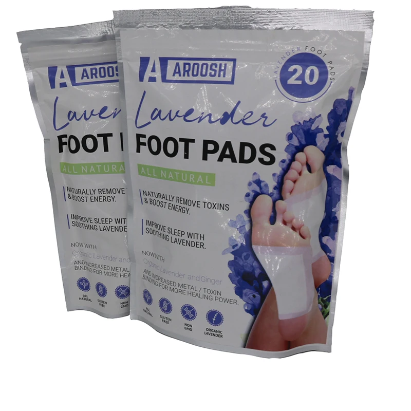 

20pcs/bag Toxin Removing Foot Patch Relax Detox Foot Pad 2 In 1 Foot Patch Detox