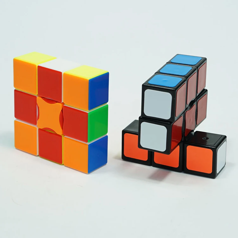 Супермягкий волшебный куб YJ 1x3x3 черный/без наклеек YongJun 133 скоростной пазл Куб