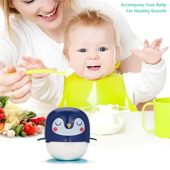 

New Baby Food Dishes Grinding Bowl Kit Infants Handmade Manual Plate Cooking Tools