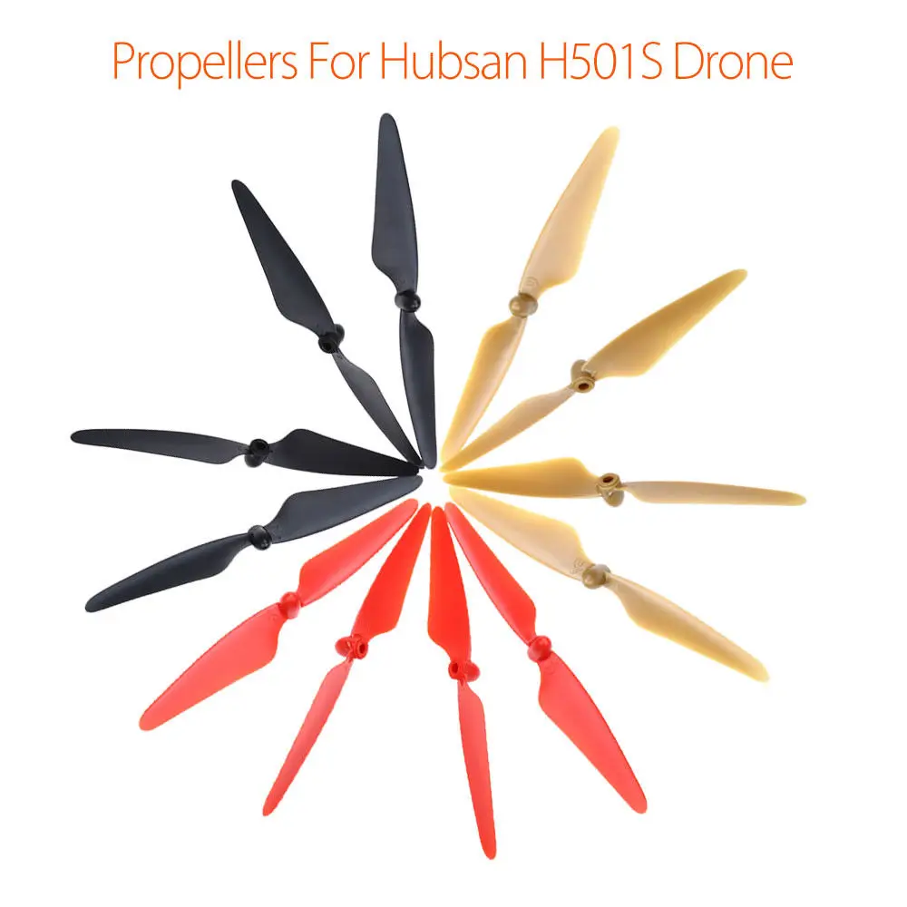 TOMLOV 12 шт пластик ABS Реквизит лопасти пропеллеры CW/CCW самоблокирующийся для Hubsan H501S