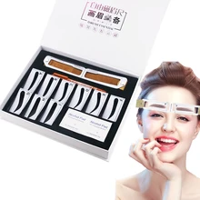 Magnetic Microblading Makeup Brow Measure Eyebrow Guide Ruler Permanent Tools drop shipping best deal new women magnetic microblading makeup brow measure eyebrow guide ruler permanent tools positioning ruler 1 set