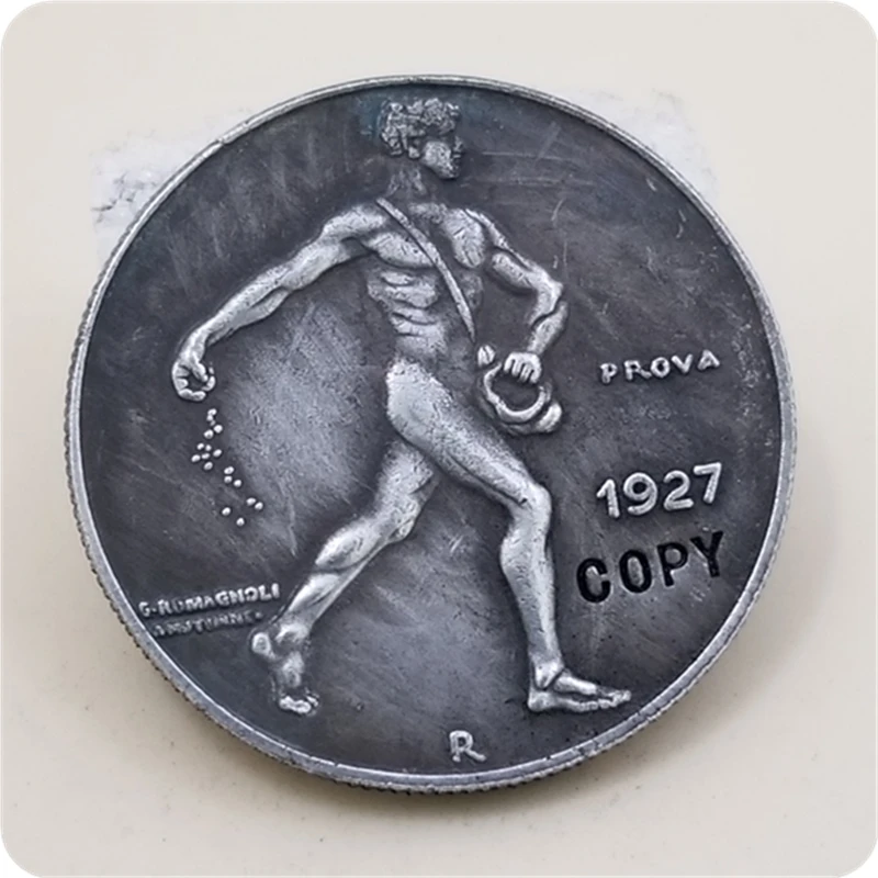 1926 1927 Albania 2 Franga Ari (Trial strike) COPY COIN | Дом и сад