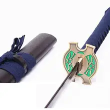 S0430 аниме Феи хвост Эрза Скарлет крисон Сакура меч W/пятнистый черный ножны и обычные клинок демона 4" 7