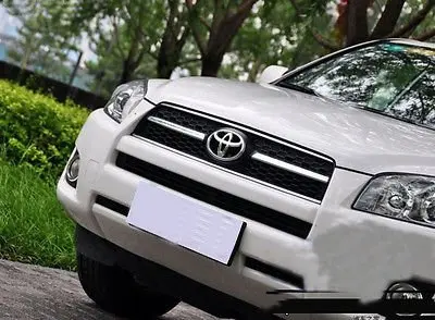 Хромированная передняя решетка Вокруг отделки 4 шт. для 2009 2012 Toyota RAV4|Внешние