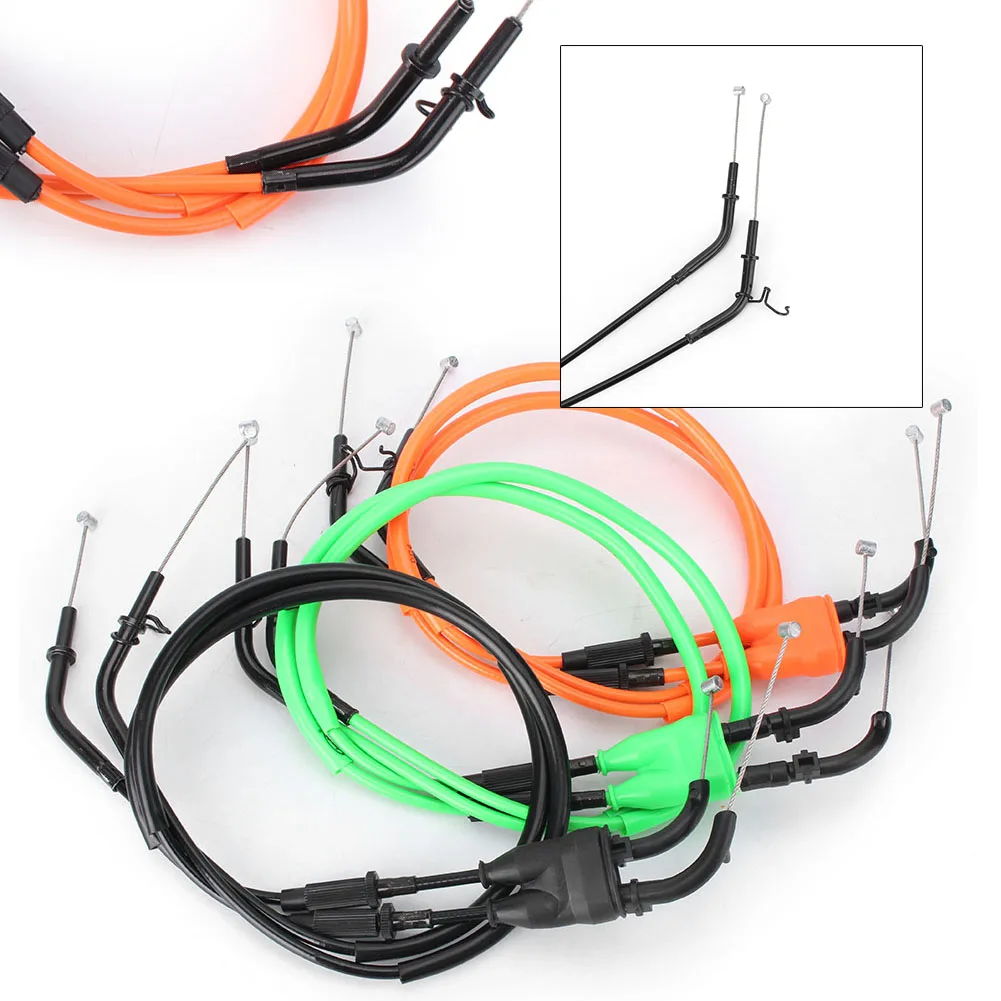 

Motorcycle Throttle Cables Accelerator Lines Steel Wires For Kawasaki Ninja ZX10R 2011 2012 2013 2014 2015 Pair