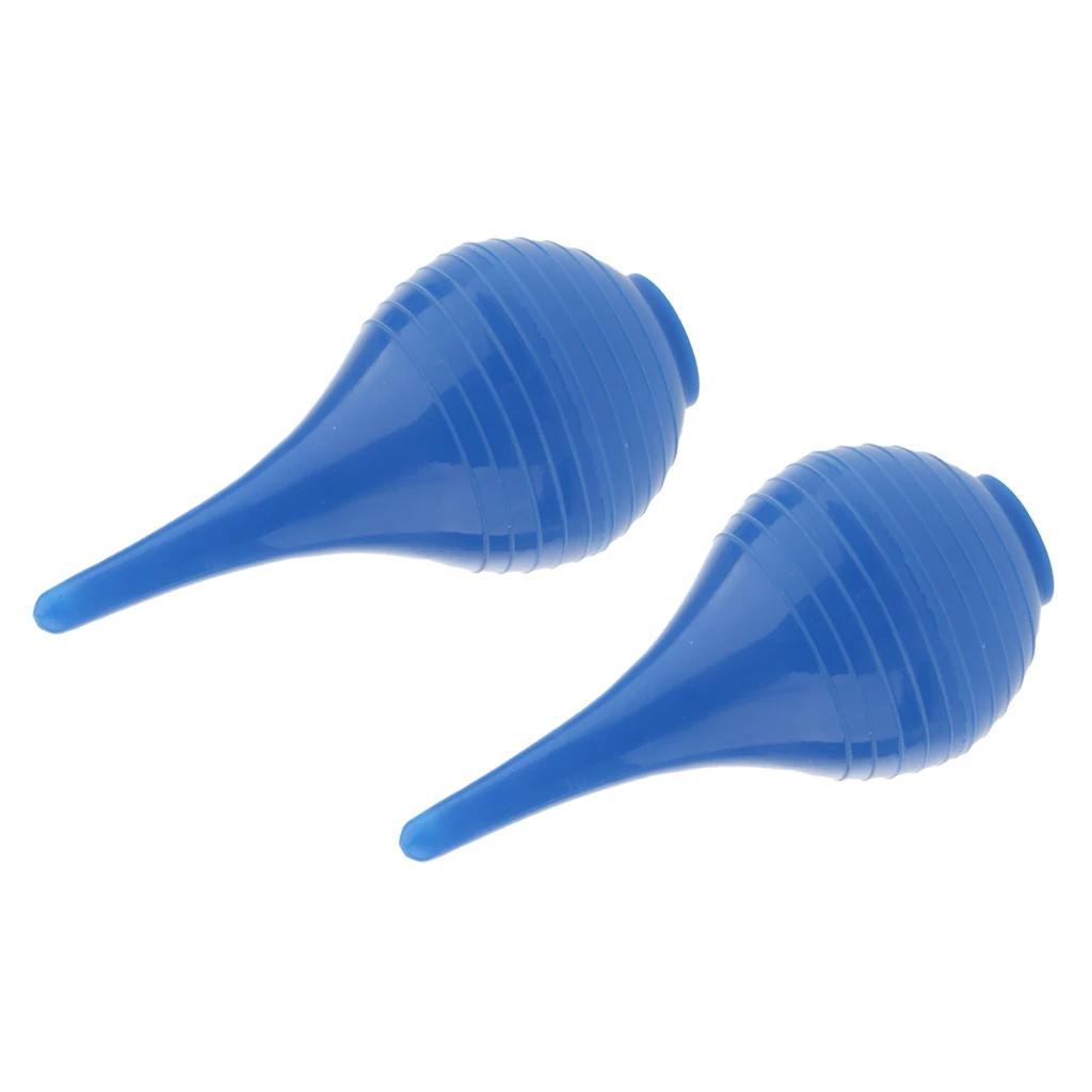 Set of 2 Suction Bulb Ear Washing Tool Squeeze Bulb Laboratory