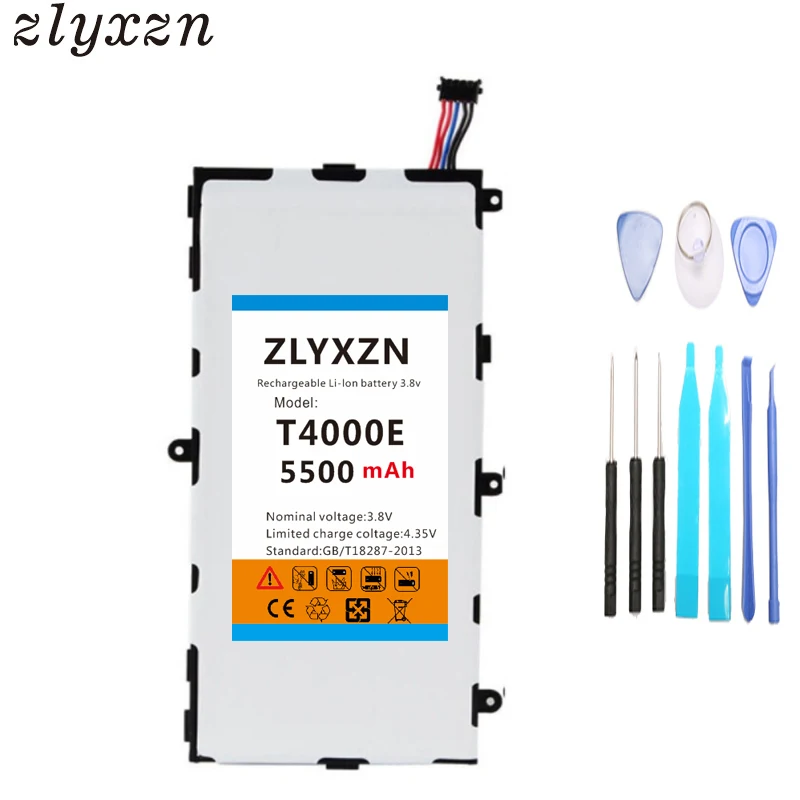 

5500mAh T4000E Tablet Battery For Samsung Galaxy Tab 3 7.0'' SM-T210 T211 T215 T217 T2105 with Repair Tools+Tracking