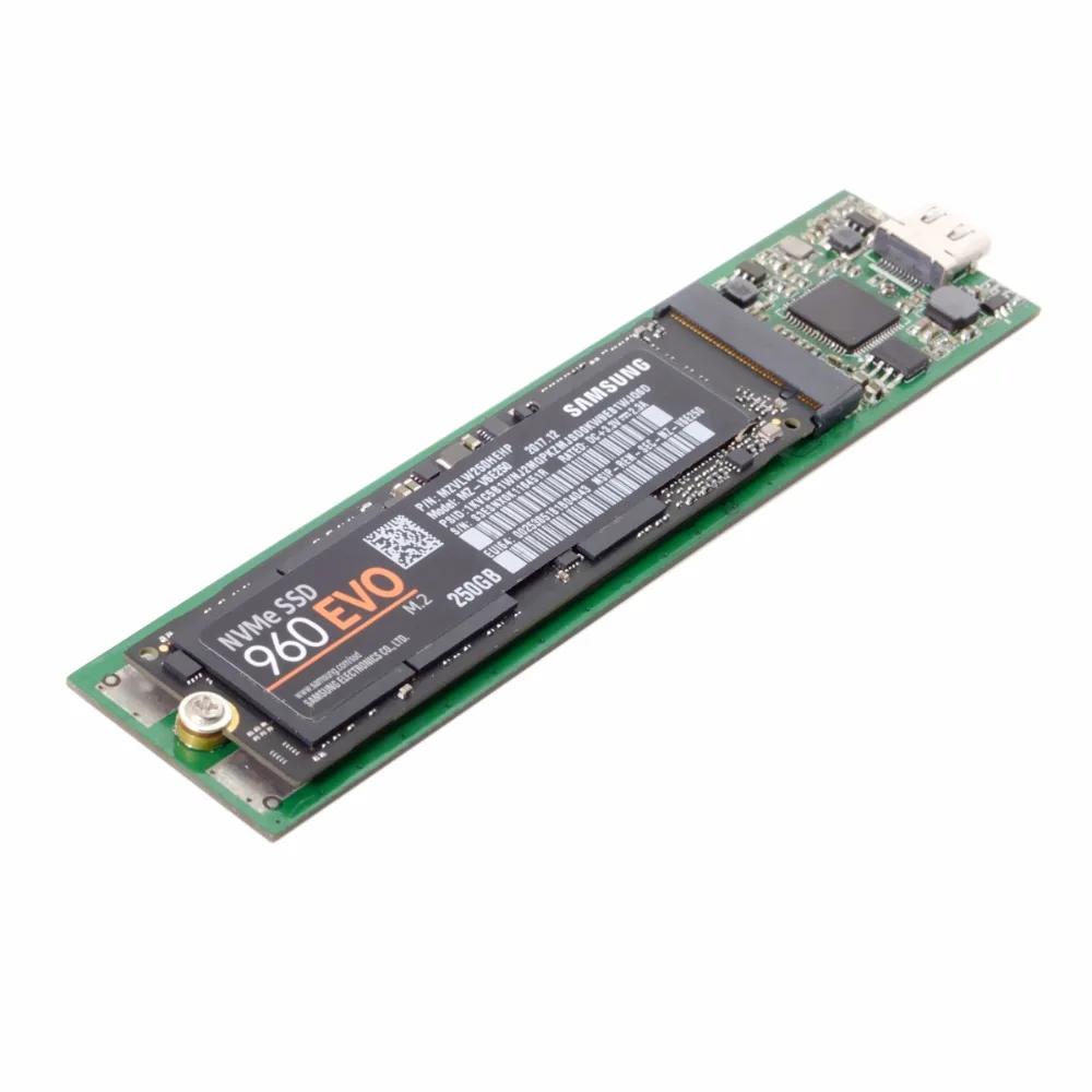 USB-C USB 3,1 3,0 Тип-C 10 Гбит/с Nvme M-ключ M.2 NGFF PCI-E 2 Lane SSD корпус