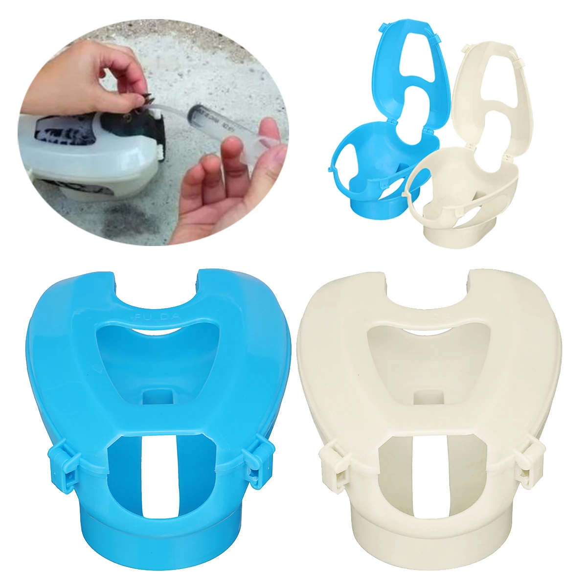 

1PCS Plastic Racing Pigeon Holder Easy Bird Fixed Frame Rack Medicine Feeder Injection Vaccine Fixator Bird ToolsPigeon Supplies