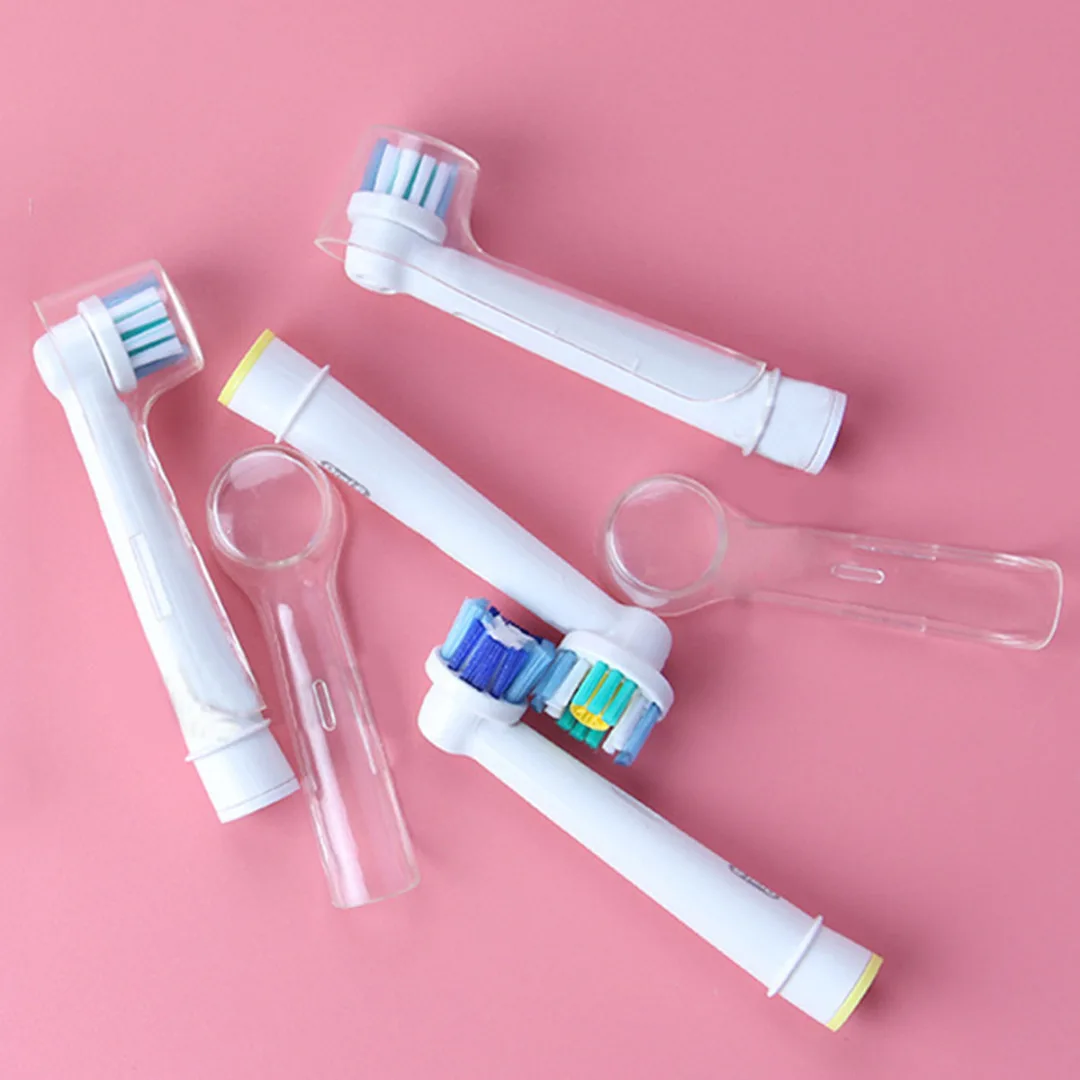 Electric Toothbrush Head Cover Case Travel Protectors Cap For Portable Travel Camping Toothbrush Head Covers Case 4Pcs/Lot