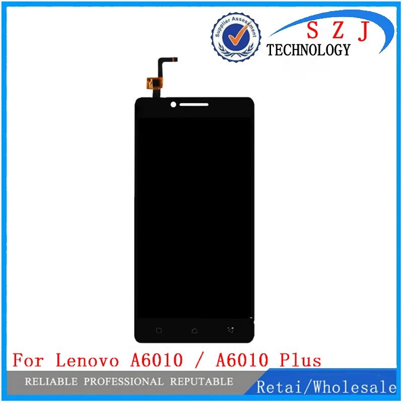 New 5'' inch For Lenovo A6010 / Plus LCD Display with Touch Screen Digitizer Smartphone Replacement Free shipping | Компьютеры и