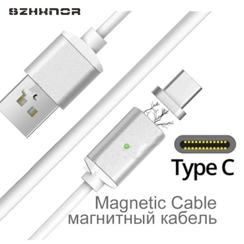 

LED Magnetic USB C 3.0 USB Magnet Plug & Type C USB Charger for Samsung Xiaomi mi 8 a1 mix 2 Huawei p20 pro lite honor 10 9
