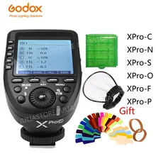 Godox Xpro serie transmisor de disparo de Flash Xpro-C/N/S/F/O para todo tipo de cámara para Canon Nikon Sony Olympus Panasonic Fuji