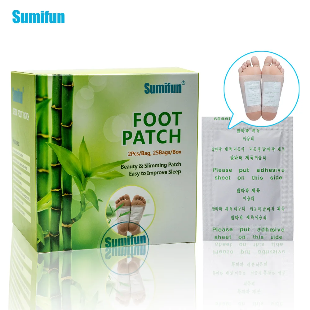 Hot Sale 50pcs Patches Adhesives Charcoal Detox Foot Pads Patches With Adhesive Foot Care Health Cleansing Keep Fit Good-1