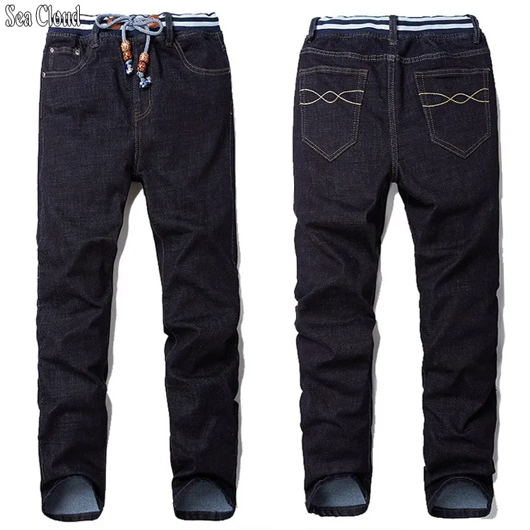 

Sea Cloud Free shipping men jeans male straight plus size 28-48 long trousers loose man hiphop pants extra large hip hop