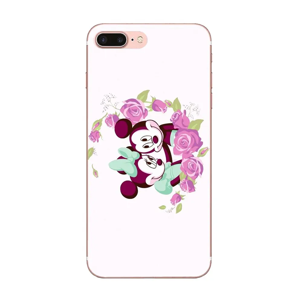 Micky Minnie Mouse для Galaxy Alpha Core Note 2 3 4 S2 A10 A20 A20E A30 A40 A50 A60 A70 M10 M20 M30 мягкие чехлы мобильных