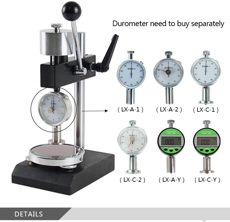 Shore A Shore C Manual Hardness Testing Equipment Lac Yj With Shore Hardness Tester Lx C 2 Hardness Testers Aliexpress