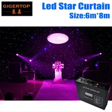 Super Price 6M*8M Fireproof LED Star Curtain,Starlite LED Backdrops Discount Price Wedding Backdrop,RGB/RGBW F5 Star Cloth