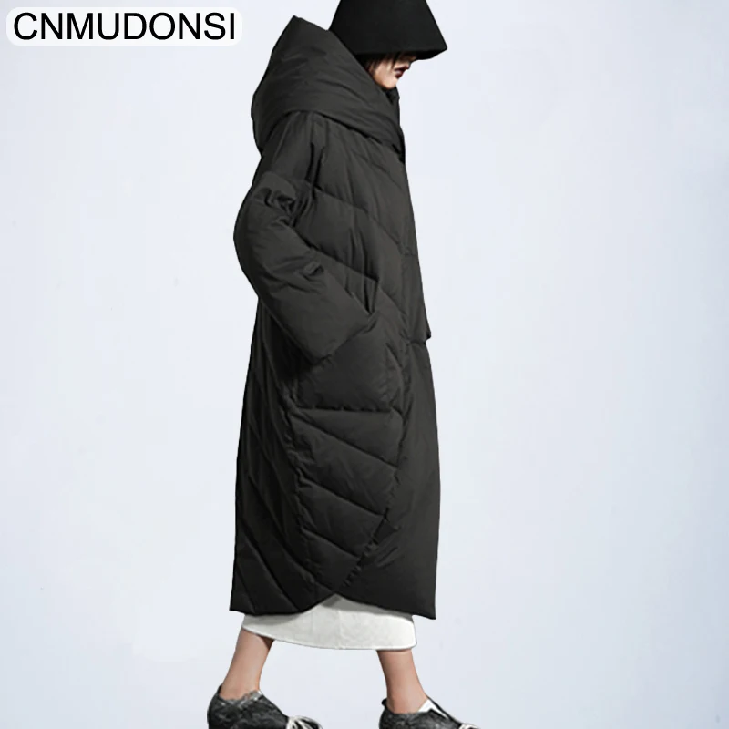 

Winter Jacket Women Long Parka Thick Sustans Cotton Female Coat 2018 Brand Hooded Warm Ukraine Clothes Long Vintage Elegant Tops