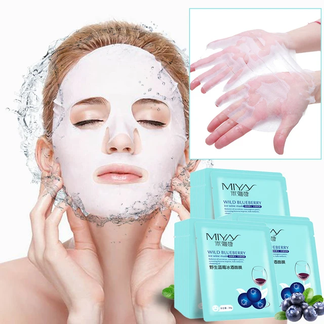 Blueberry Skin Care Plant Face Mask Moisturizing Oil Control Whitening ...