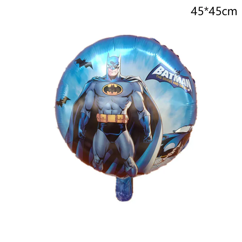 «Мстители»; «Бэтмен»; «Человек-паук» воздушный шарик из фольги в форме super hero гелием globos Капитан Америка Супермен клипсы для воздушных шаров для мальчика на день рождения поставки - Цвет: 3