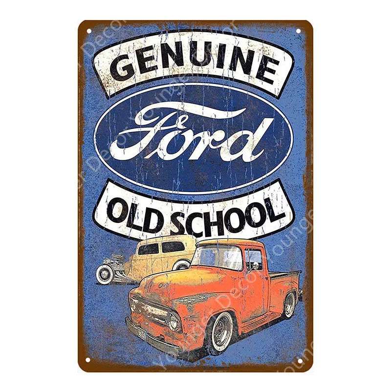 Gassers уличные стержни автомобильные знаки MG Ford Jeep винтажный металлический постер