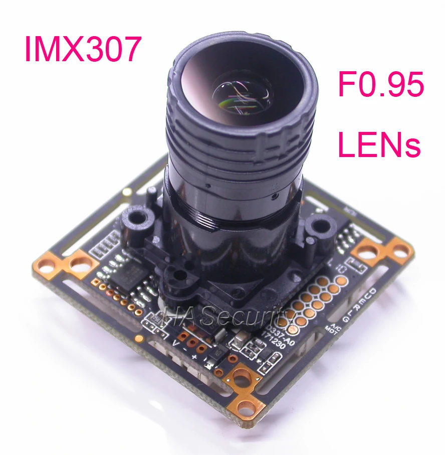 Цветная линза ночного видения F0.95 StarLight камера видеонаблюдения модуль платы PCB + OSD