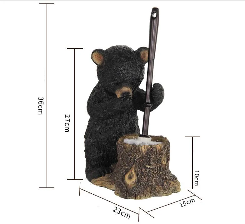 Креативный Набор держателей для туалетной щетки с медведем