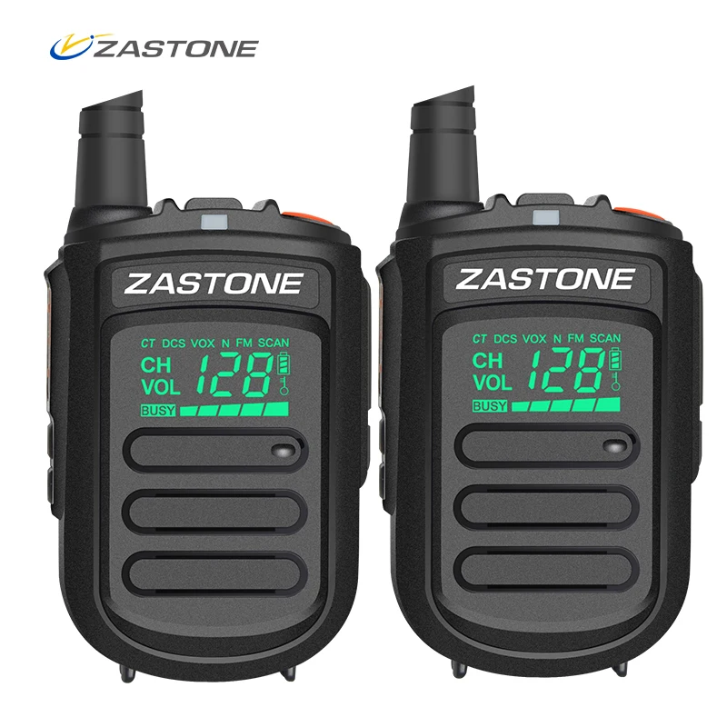 2 шт.) Zastone Mini9 портативное мини-радио иди и болтай walkie talkie UHF 400-480 МГц Любительская радиолюбителей двухстороннее радио 128CH telsiz