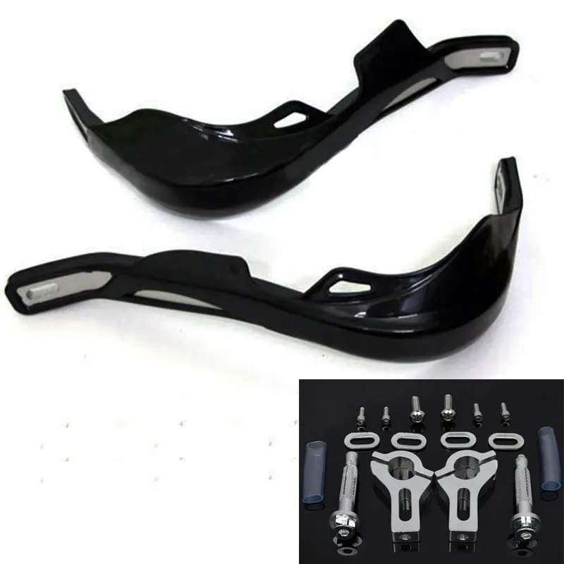 ROAOPP 22 мм защита рук для мотоциклов рука охранники для Harley-Davidson Марка Ducati Honda Suzuki Kawasaki Yamaha победы - Цвет: Black