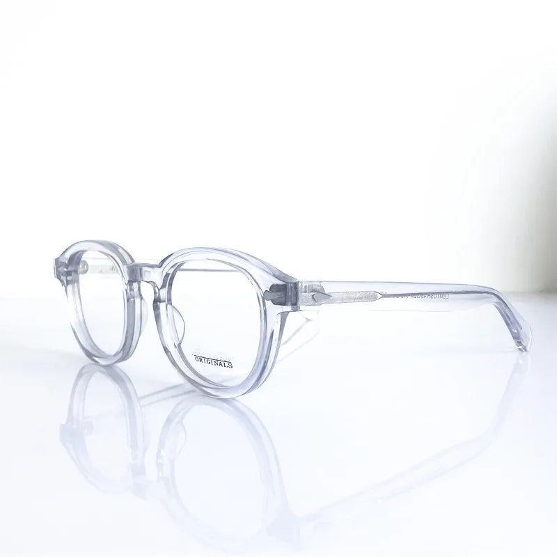 

Vintage Transparent Full Rim Eyeglass Frames Myopia Rx able Eyeglasses Small Medium Large 3 sizes Top Quality