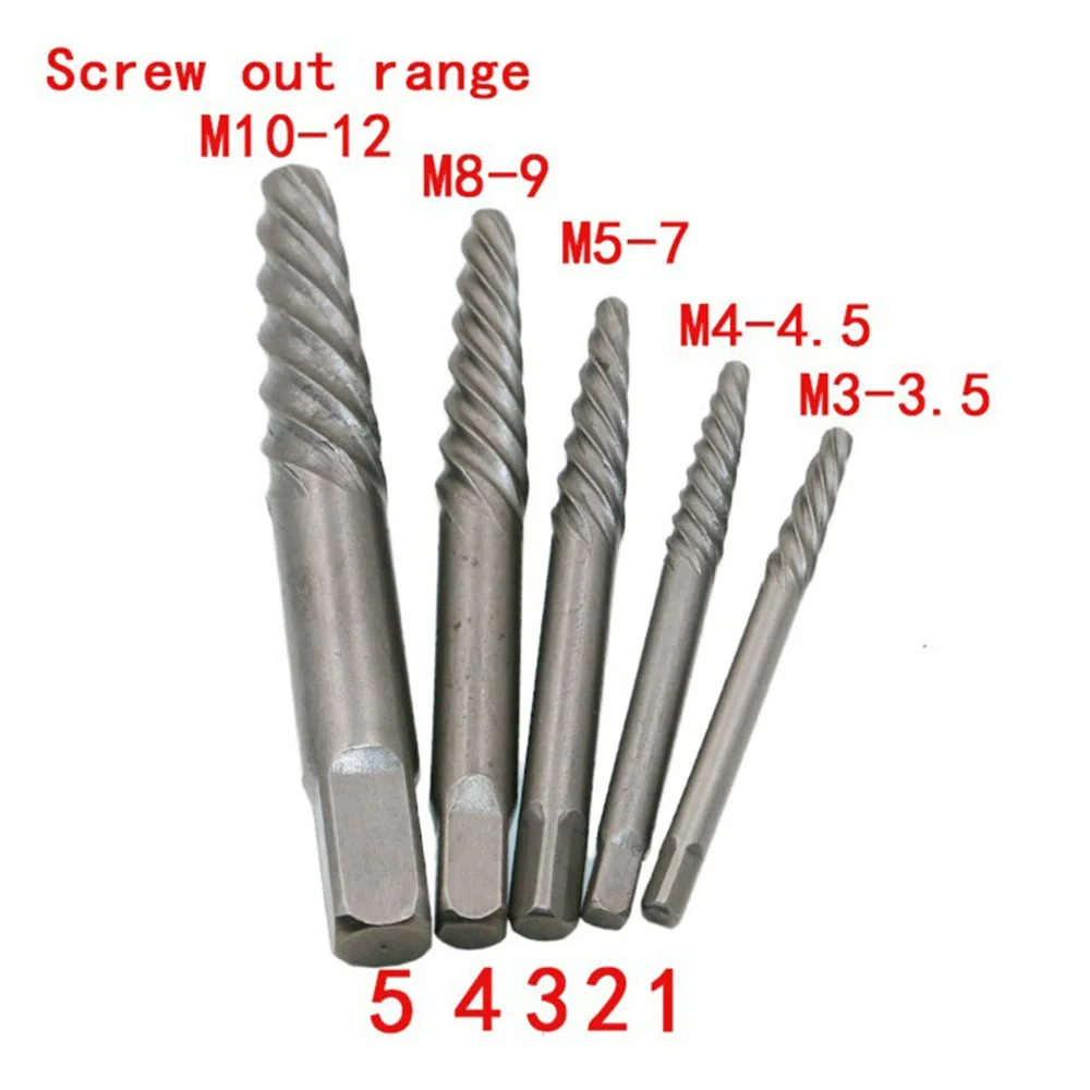 11PCS/Box Screw Extractor Broken Bolt Remover Drill Guide Bits Set With Holder Frame Tools Size 3mm-10mm