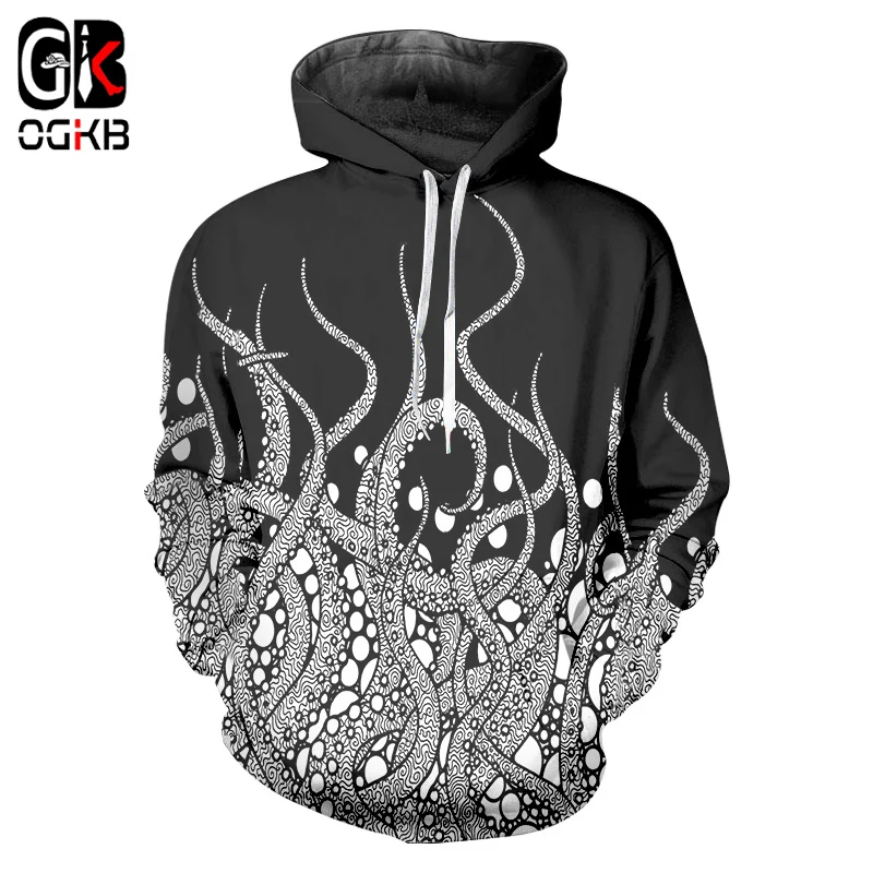 Octopus Galaxy 3D Print Hoodie Mens Women Hooded Sweatshirt Pullover Jumper Tops