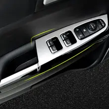 Для KIA Sportage 4 QL KX5 двери и окна стекло подъемный переключатель Крышка отделка из нержавеющей стали авто аксессуары для автомобиля Стайлинг