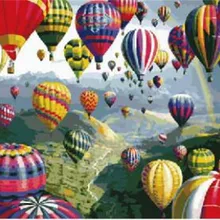 Высокое качество горячий воздух воздушный шар печатных DIY цифровой живописи маслом по номерам мода ручная роспись без Рамки 40x50 см