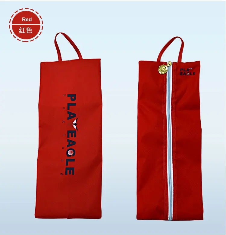 PLAYEAGLE 3 шт/комплект водонепроницаемая ПВХ Портативная сумка для туфель для гольфа на молнии маленькая сумка для гольфа для мужчин и женщин - Цвет: red