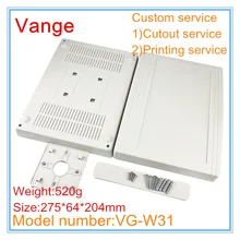 5 шт./лот настенный усилитель шасси коробки 275*64*204 мм IP54 корпус из АБС-пластика Чехлы для электрический аппарат устройства