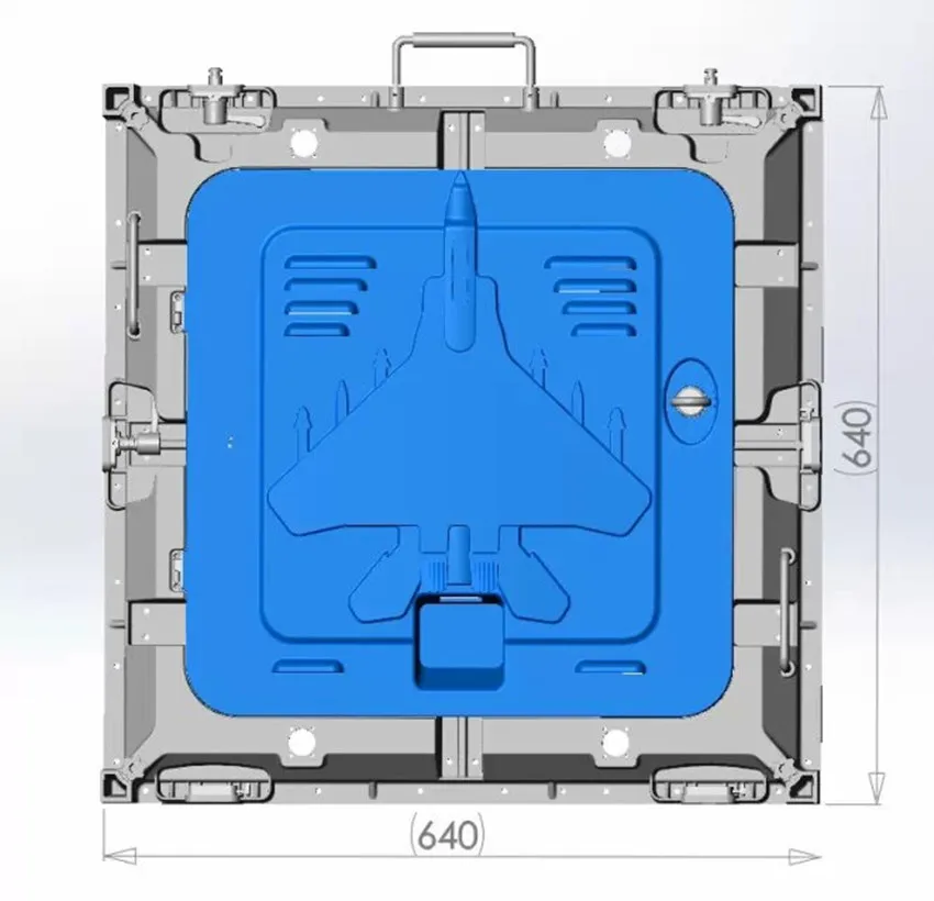 

P10 indoor 640*640mm 4scan die-casting aluminum rental cabinet led board, smd 3 in 1 full color,10000dots/m2
