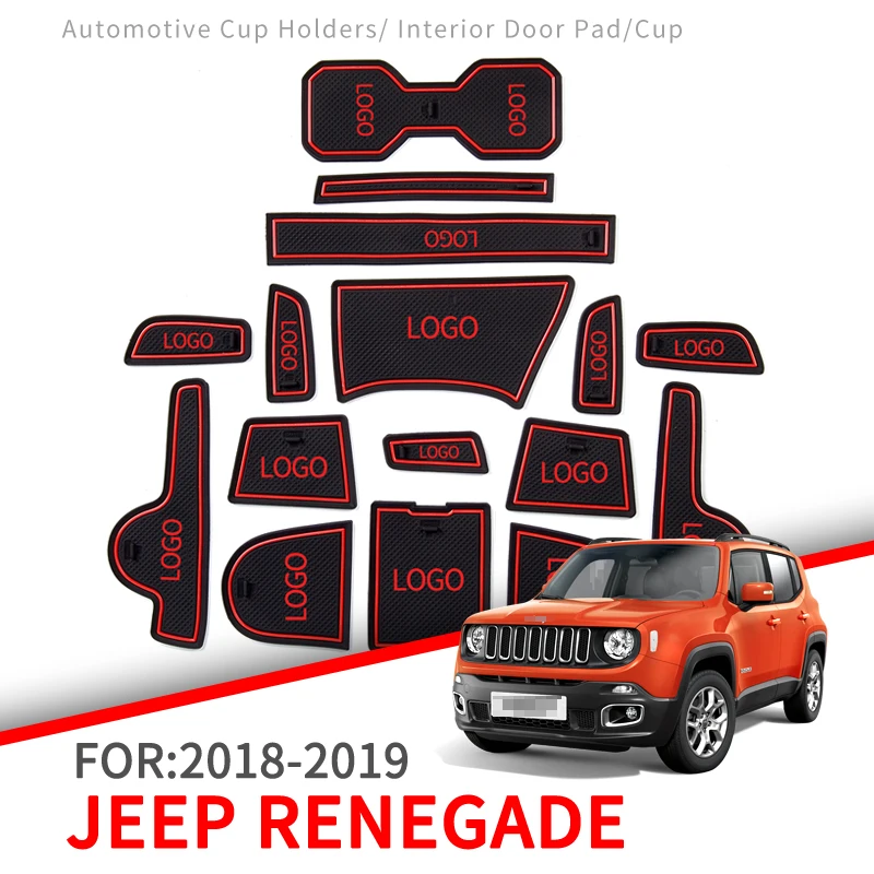 ZUNDUO Противоскользящий коврик для ворот Jeep Renegade 2019 2020 новая модель резиновые